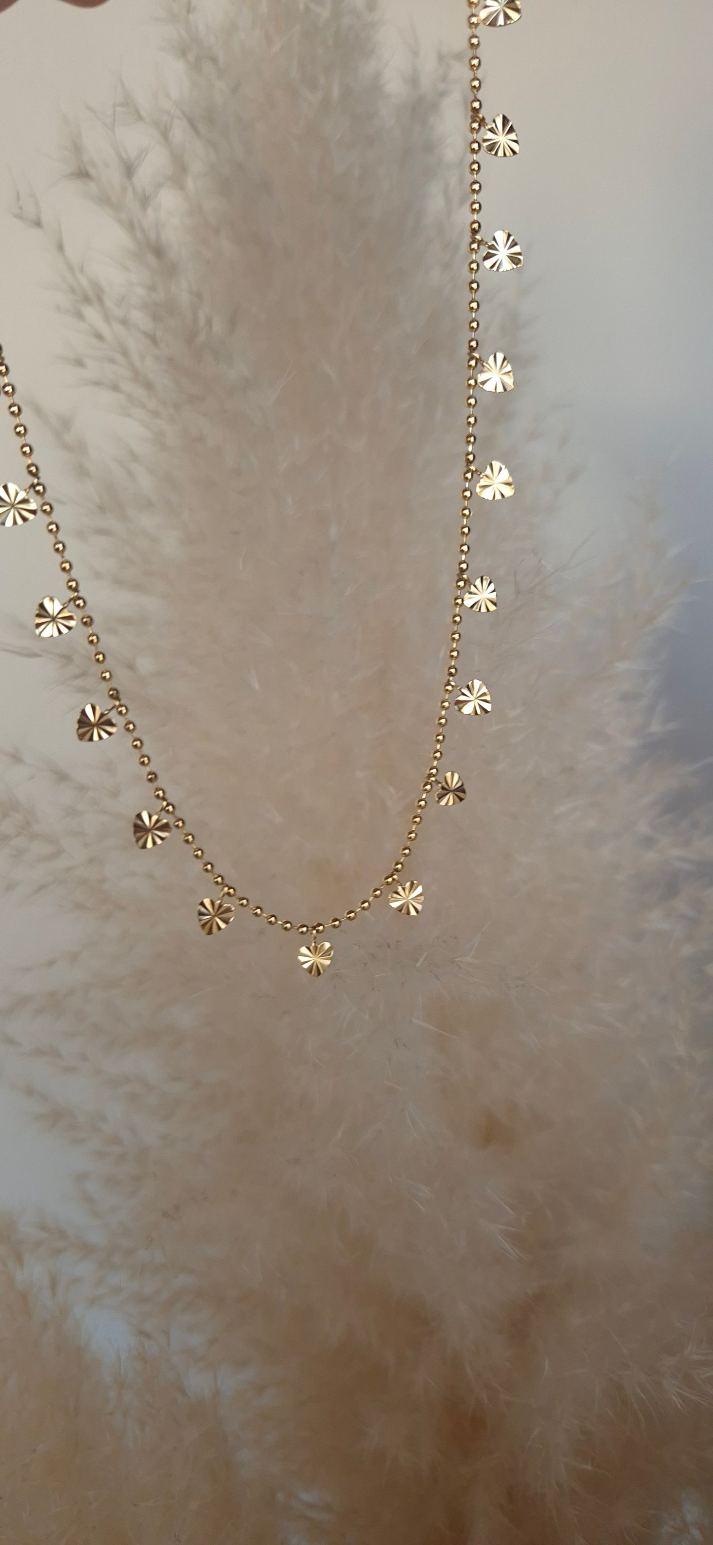 Collana foglioline gold