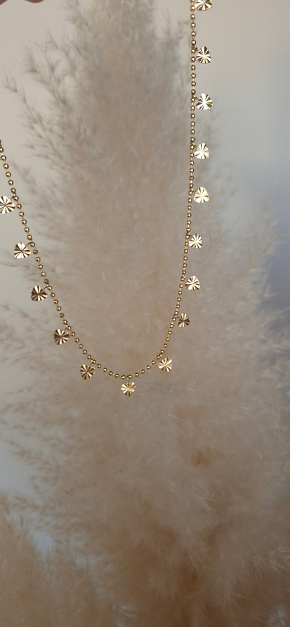 Collana foglioline gold