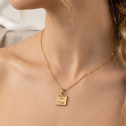 Collana Vintage rettangolino