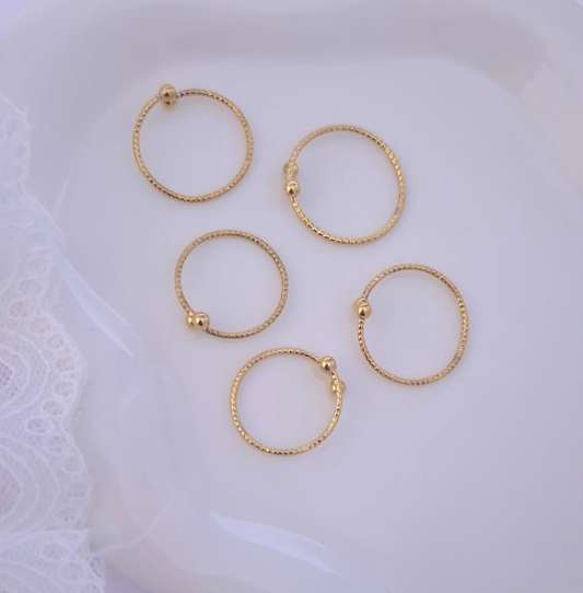 Set fedine satinate gold