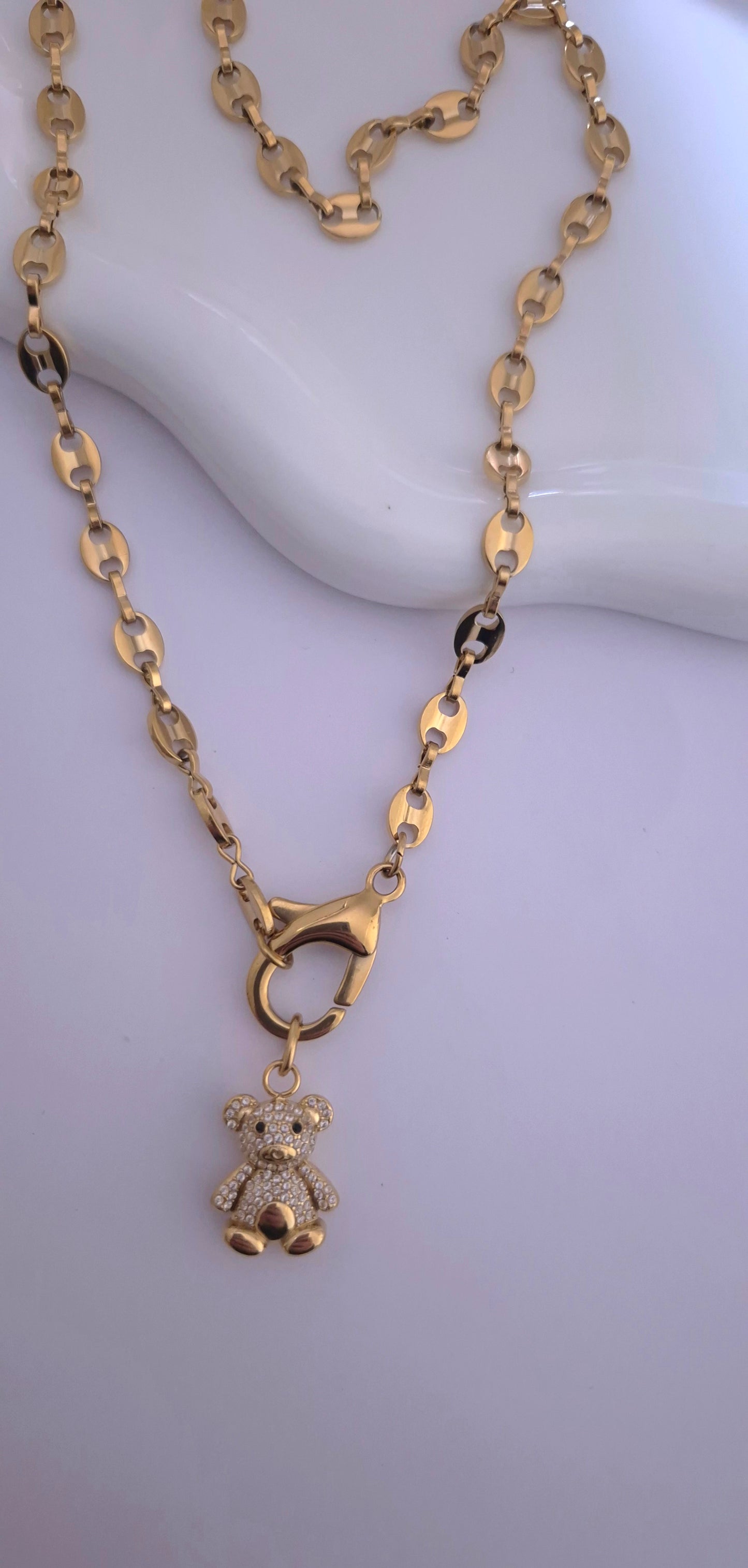 Collana Teddy Crystal
