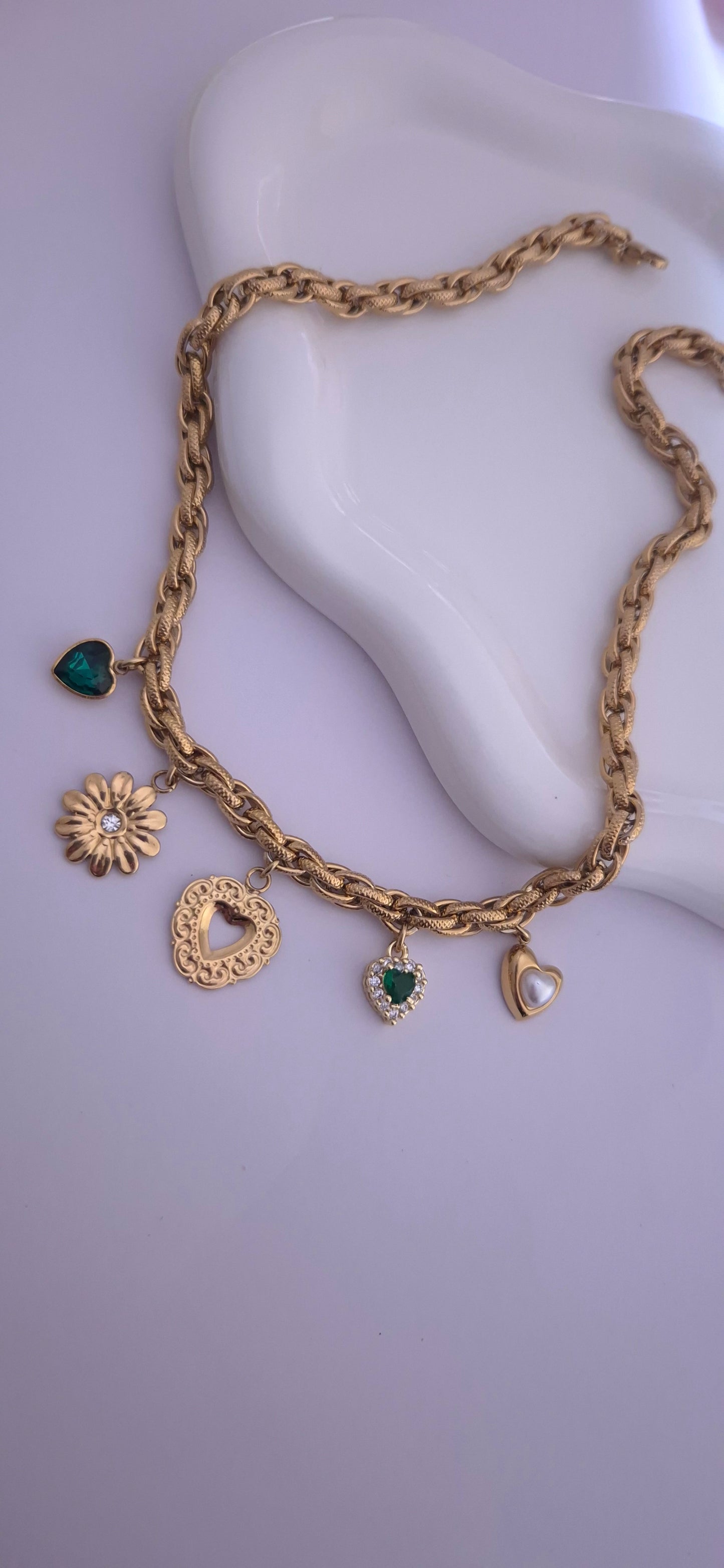 Collana Charms Amore