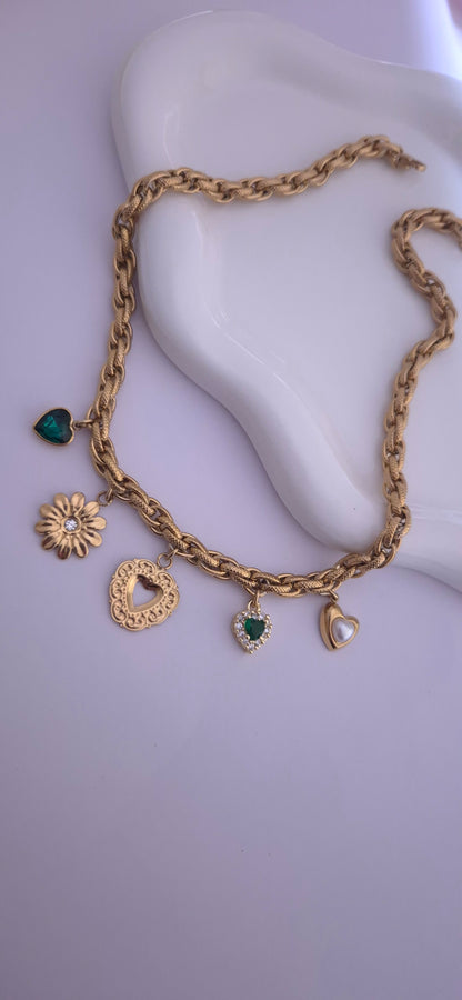 Collana Charms Amore