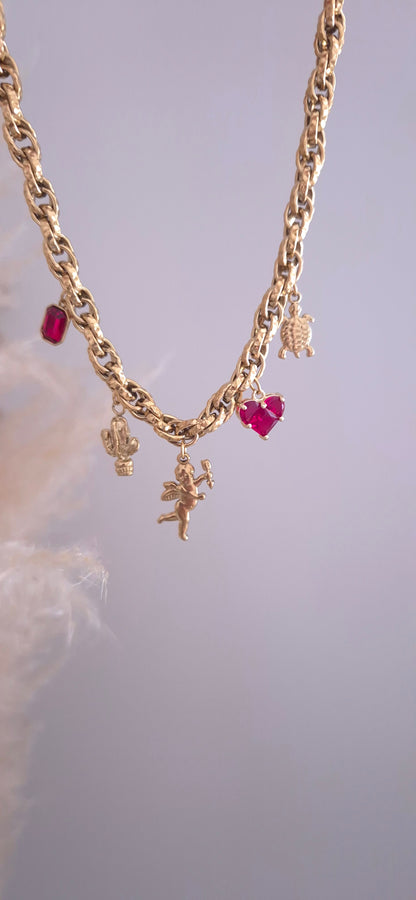 Collana Charms Cupido