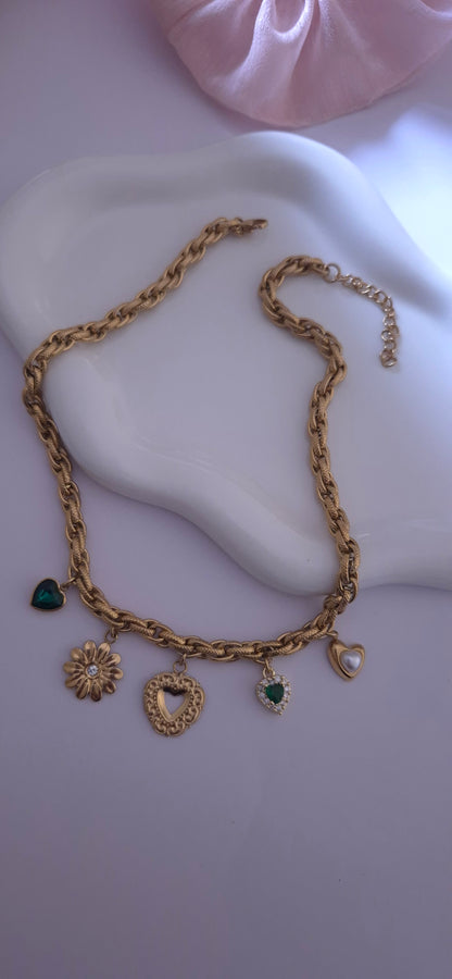 Collana Charms Amore
