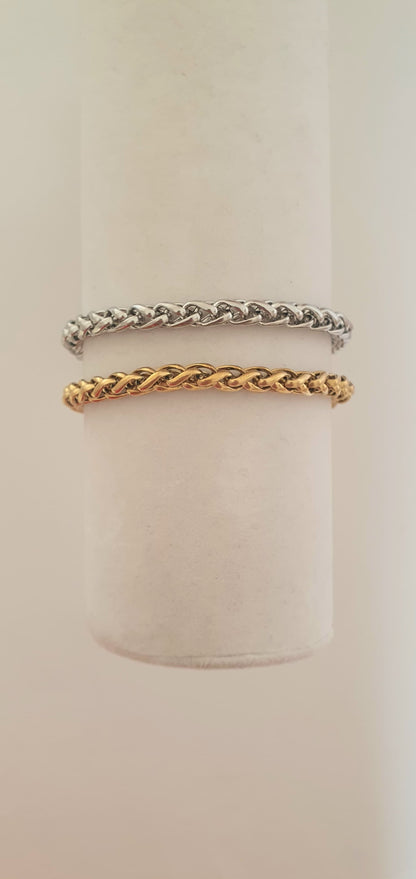 Bracciale Spiga argentato