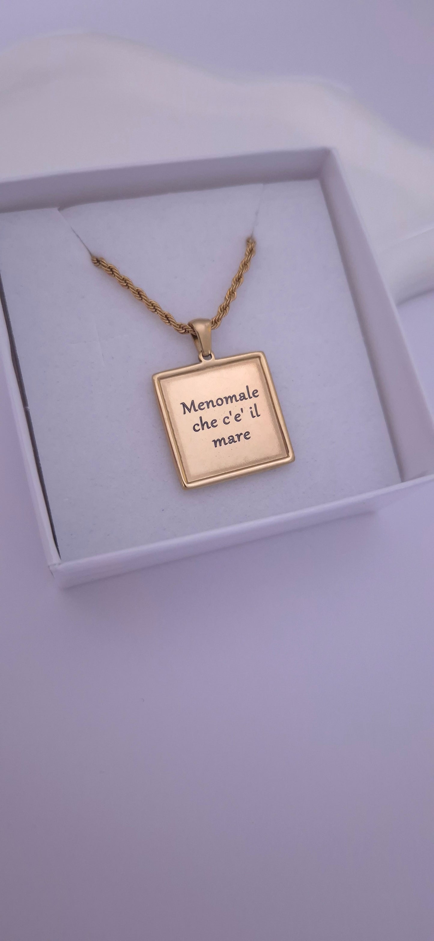 Collana Vintage rettangolare