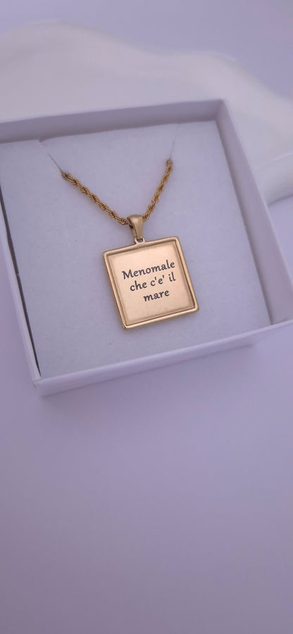 Collana Vintage rettangolare