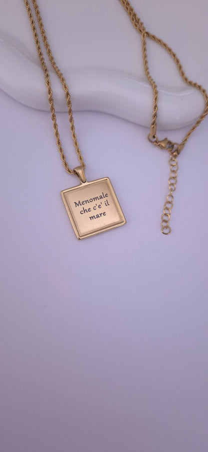 Collana Vintage rettangolare