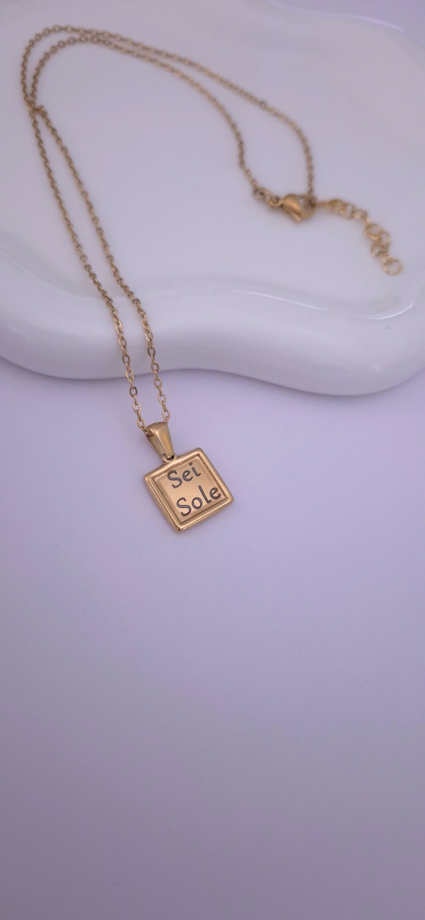 Collana Vintage rettangolino