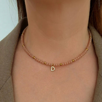 Collana Nude con inziale