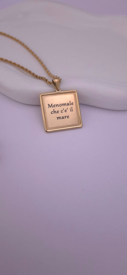 Collana Vintage rettangolare