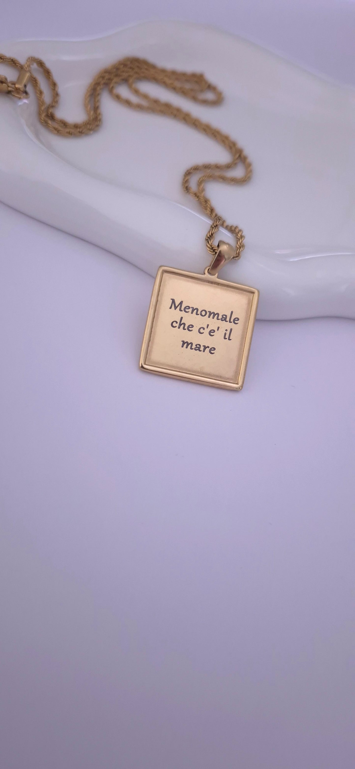 Collana Vintage rettangolare