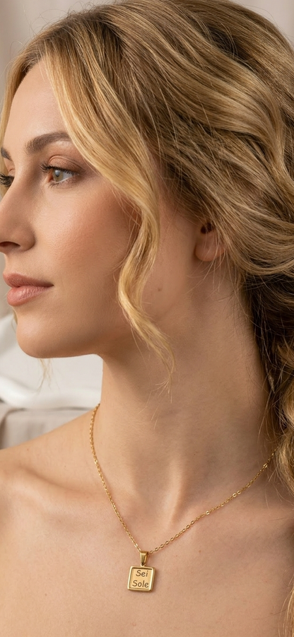 Collana Vintage rettangolino