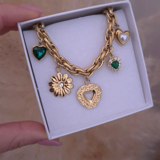 Collana Charms Amore