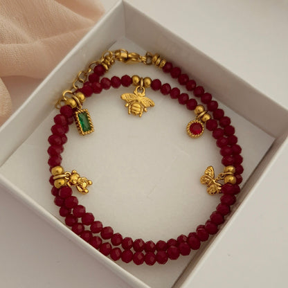 Collana Autunno con charms