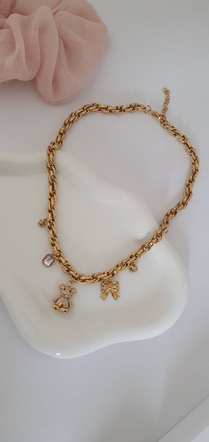 Collana Charms Teddy